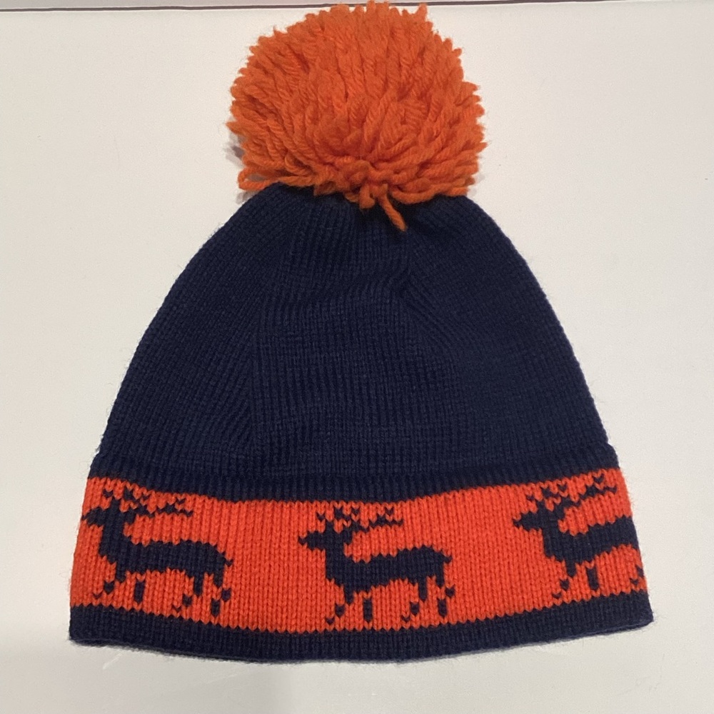 Obermeyer vintage USA stocking beanie hat 50% wool Made in USA